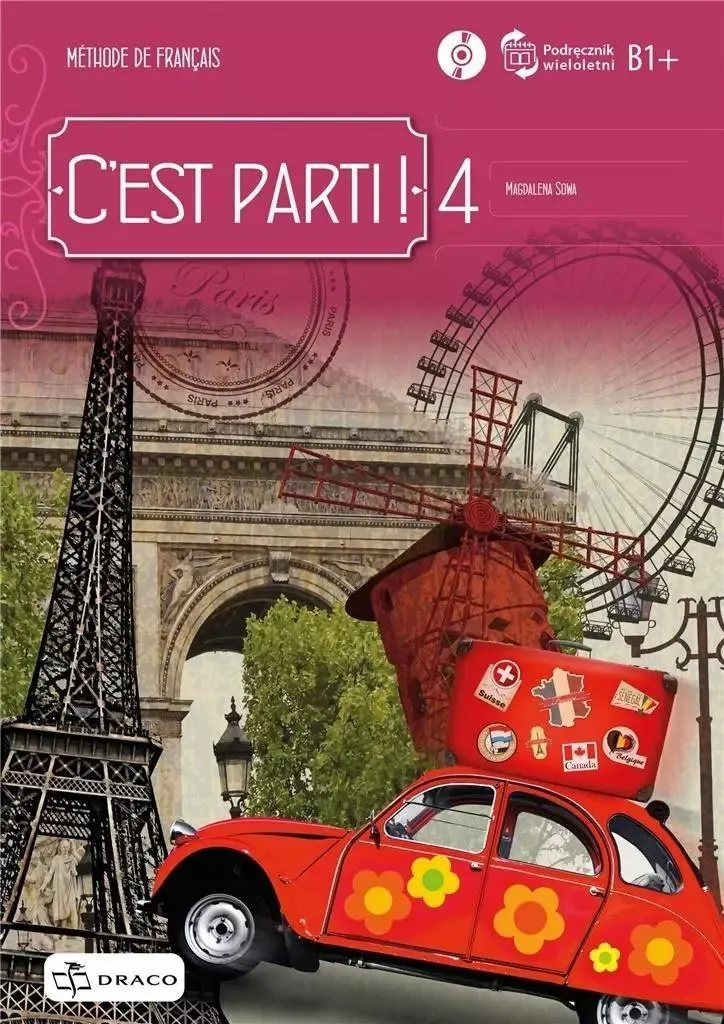Cahier d'exercices pluriannuel C'est Parti 4 DRACO avec support CD