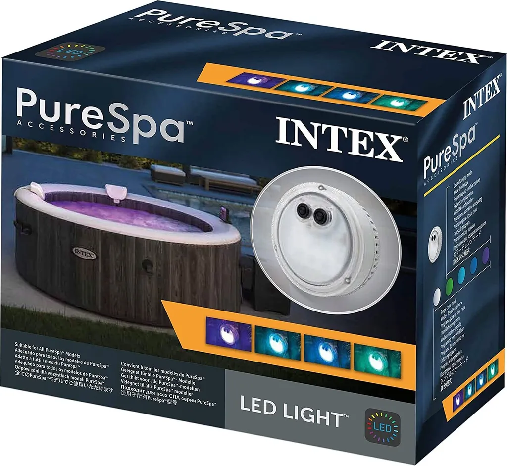 Luce Ambientale LED Intex 28503 per PureSpa | Design e Colori - 4
