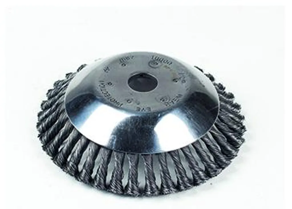 Brosse de Désherbage 200 mm en Acier Torsadé Très Haute Résistance
