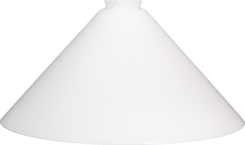 Schusterglas Lampenglas Schusterschirm weiß Opalglas Ø Produktbild 