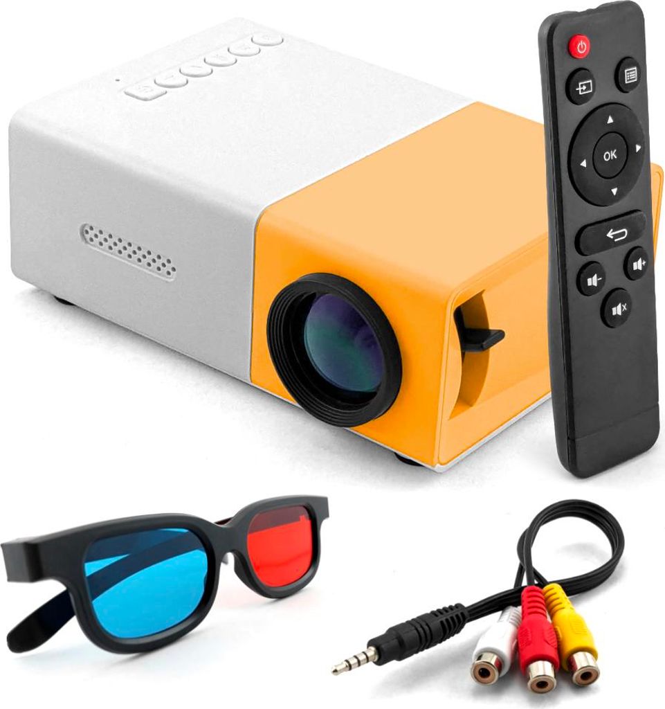 Mini multimediálny projektor LED HD USB Micro SD Obrázok produktu 