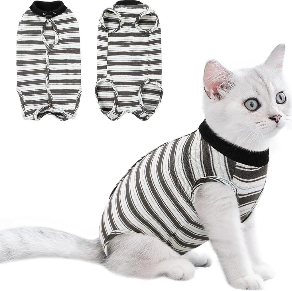 Combinaison de récupération pour chat après chirurgie XS