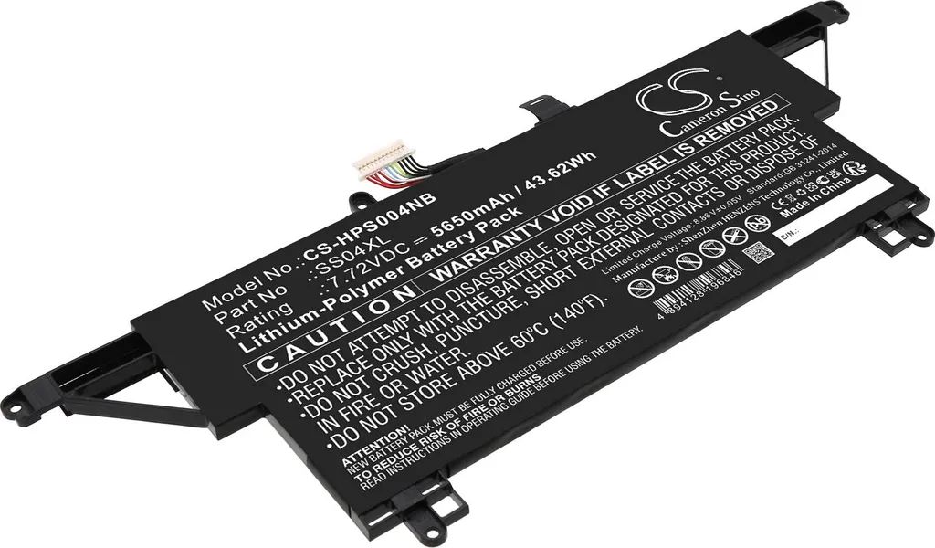Batterie TECHTEK pour HP Dragonfly 13.5 G3 Starfox et G4 Sandwalker