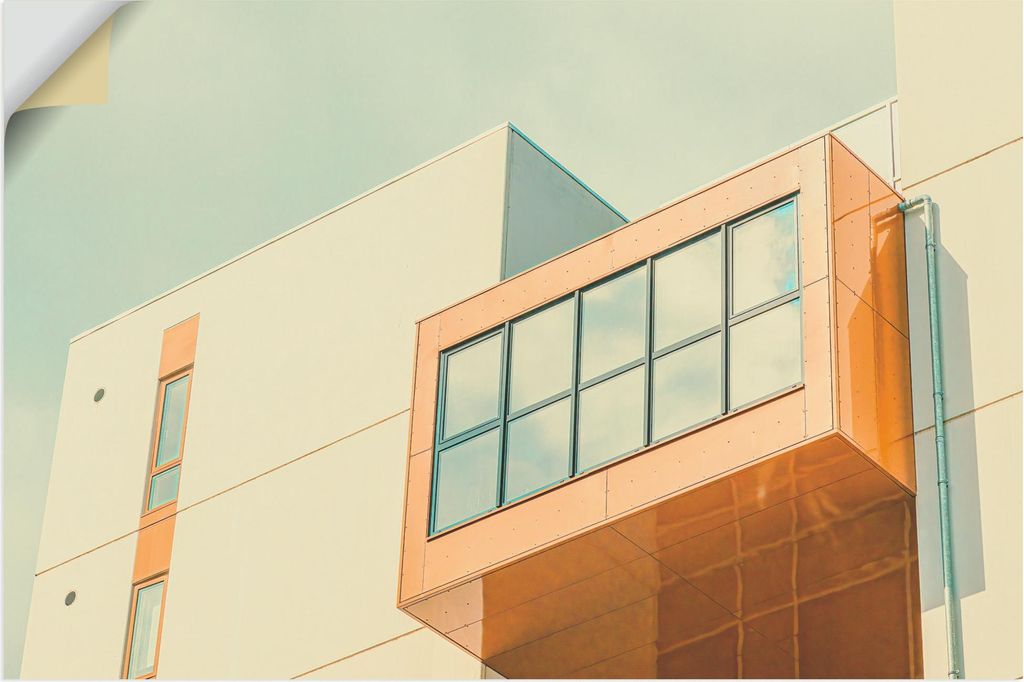 ARTland Wandbild, selbstklebend Living in A Box Größe: 120x80 cm