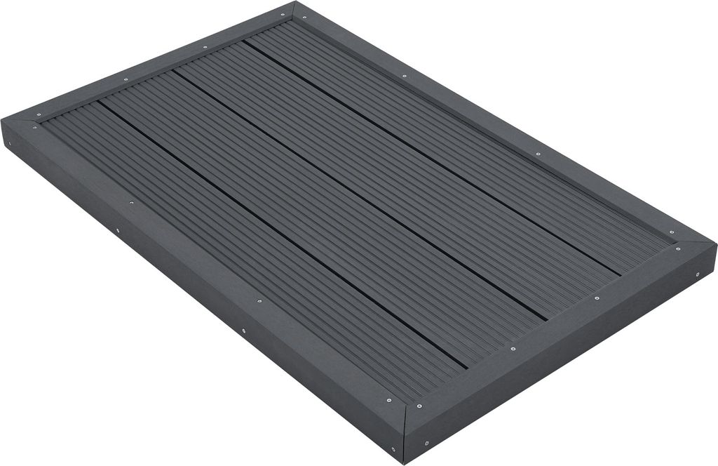 WPC Bodenplatte 'Nürtingen' für Solardusche 101 x 63 x 6 cm Produktbild 