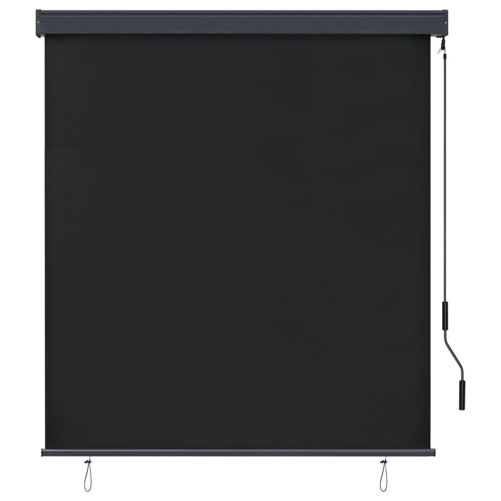 vidaXL Roleta zewnętrzna 140x250 cm antracytowa Zdjęcie produktu 