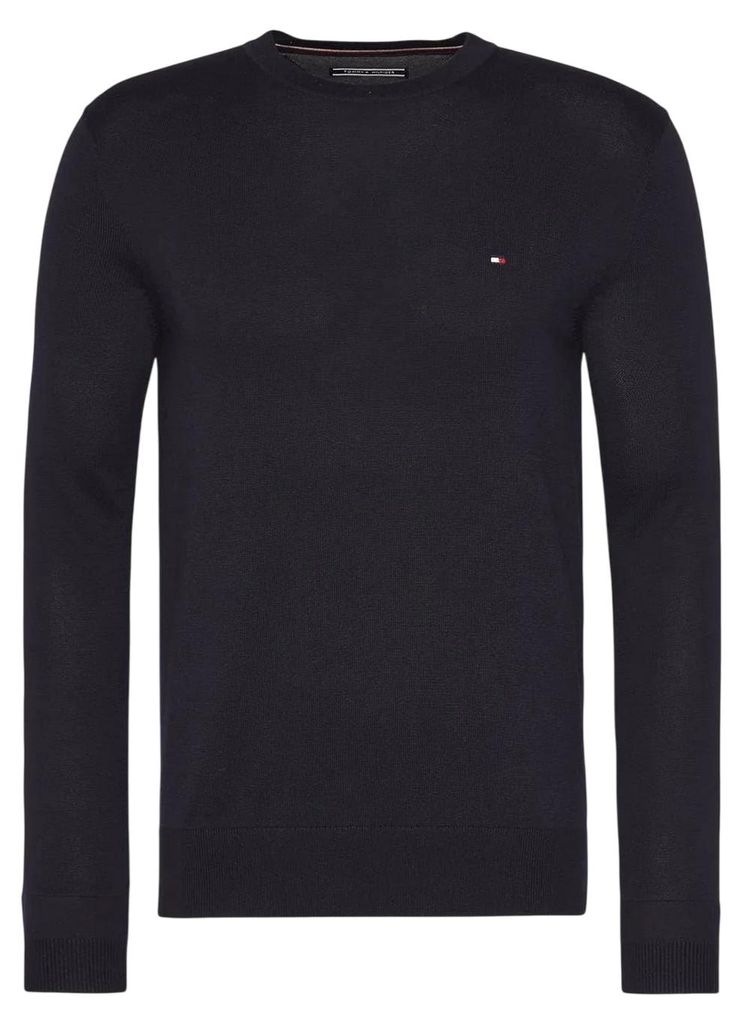 Tommy Hilfiger - Pullover für Herren, Rundhalsausschnitt, Baumwolle GT24303 (M) (Himmelblau)