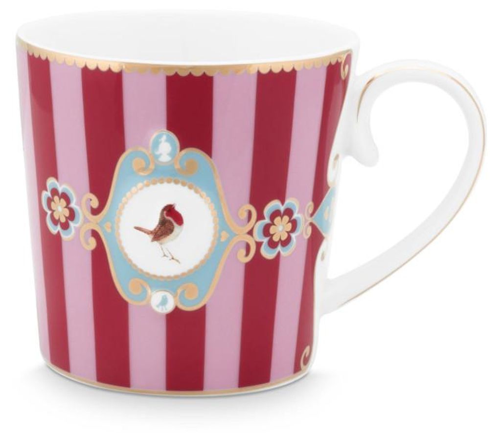 Pip Studio Henkelbecher Medallion Love Birds Stripes Produktbild 