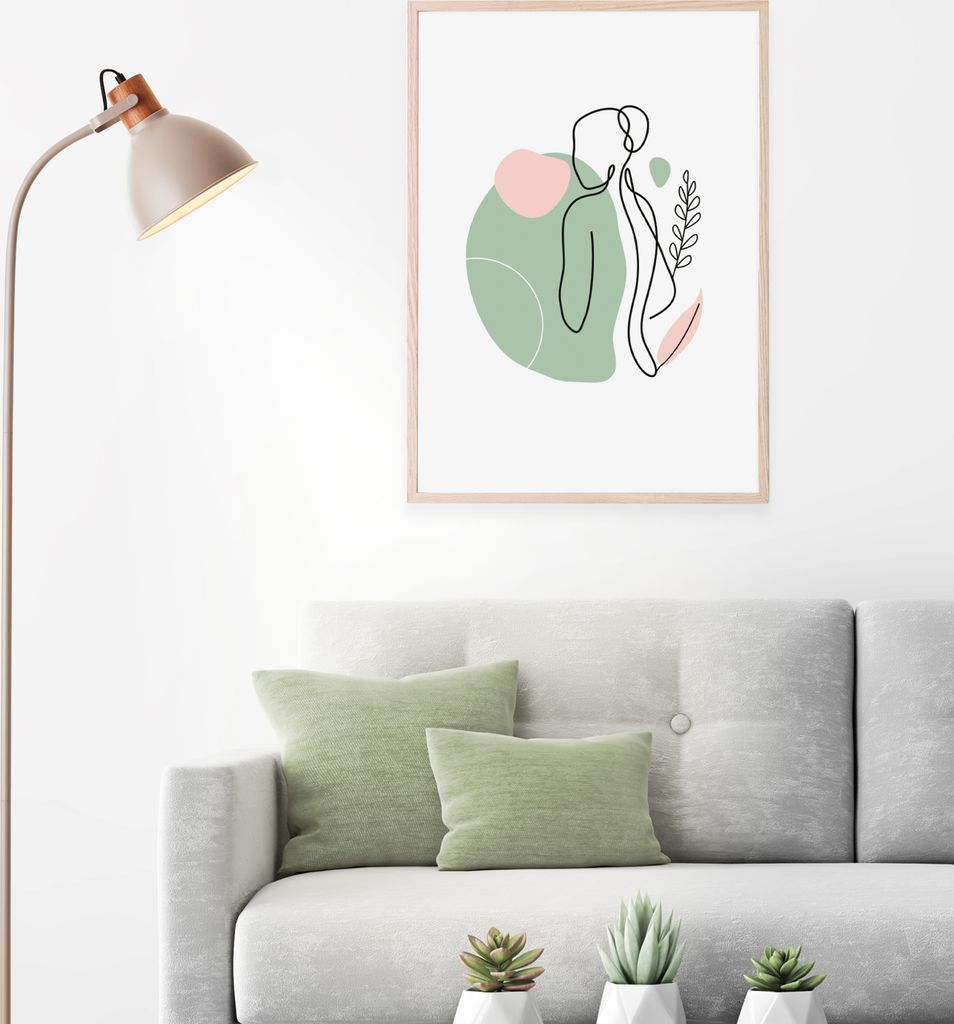 BRILLIANT schlichte Standleuchte Erena in taupe | Produktbild