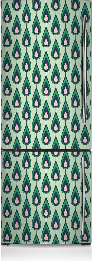 Magnetfolie Magnete Küche Kühlschrank Dekoration 70x190 cm - Grüne Tränen