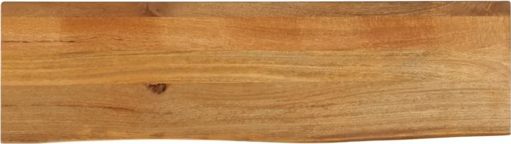 Piano del tavolo con bordo ad albero 110x40x3,8 cm in legno massiccio di mango