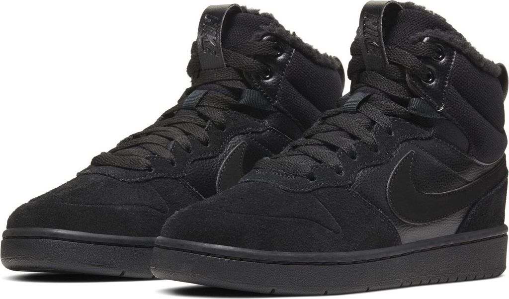 Nike Court Borough Mid 2 BLACK/BLACK-BLACK 36.5
