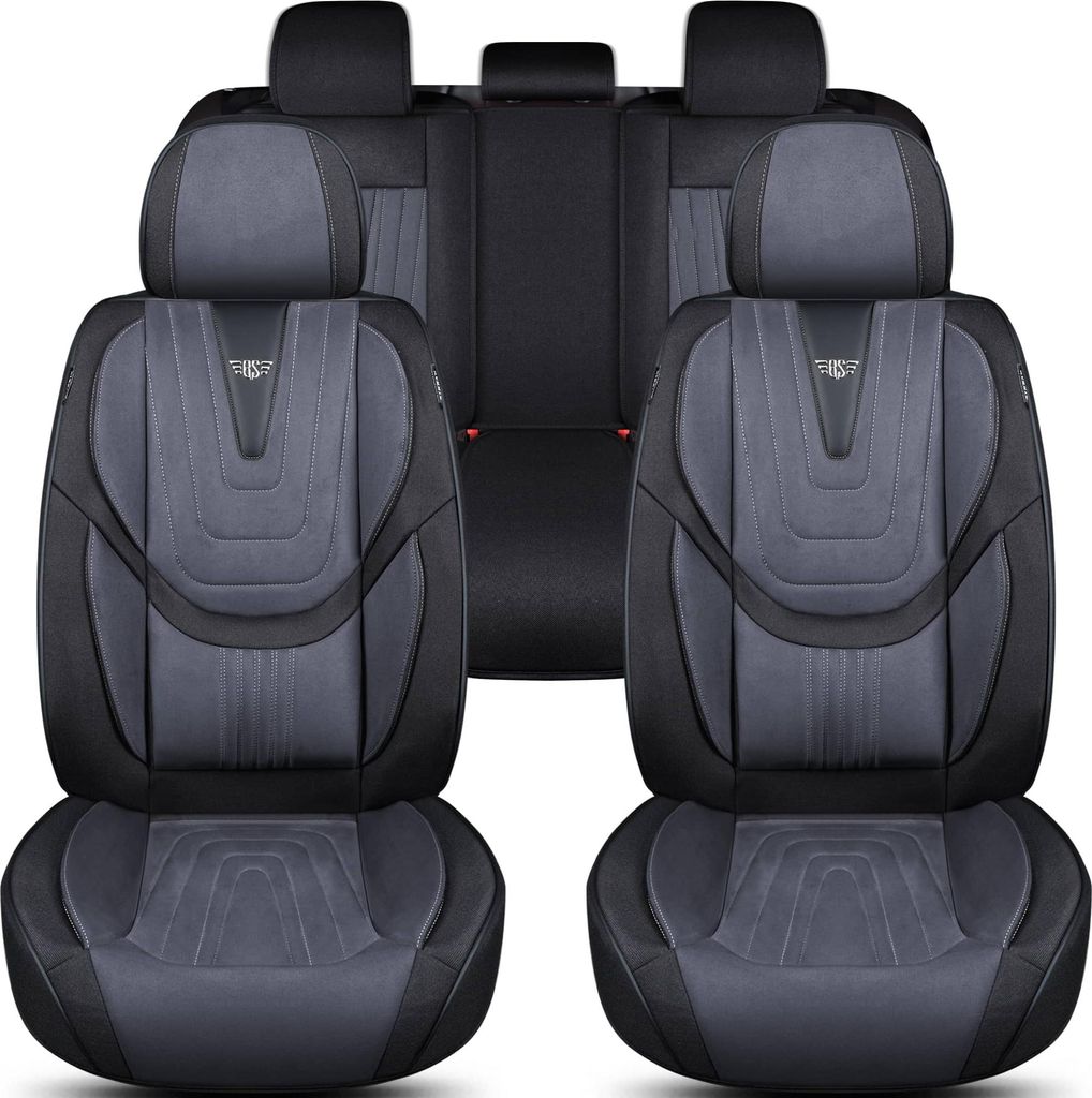 Schonbezüge-Komplettset für Renault Scenic 3 Bj 2009-16 in Schwarz/Grau FM8