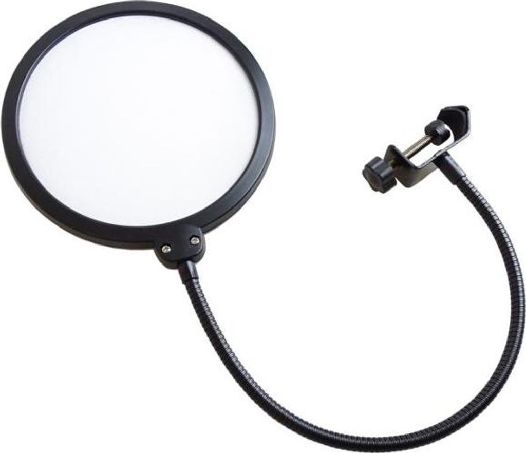 keepdrum EMH019WH Mikrofon-Popschutz Weiß Produktbild 