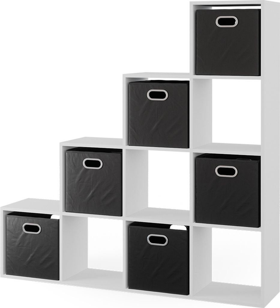 Schodišťový regál Vicco  Bílá 142.5 x 140 cm se 6 Obrázek produktu 