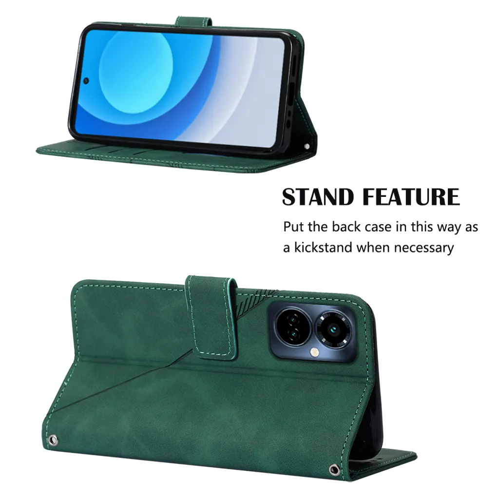 Cover Tecno Camon 19 Pro 5G Verde Libro - Semplice e Resistente - 3