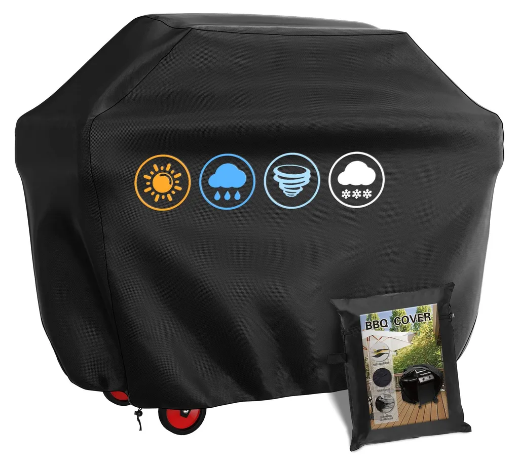Housse de barbecue gaz en tissu Oxford imperméable - 147 x 61 x 117 cm