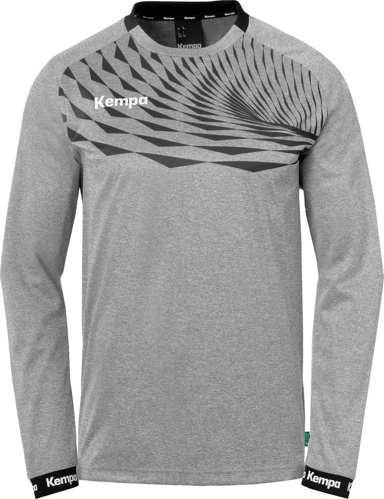 Kempa Wave 26 Longsleeve, dark grau melange/anthra