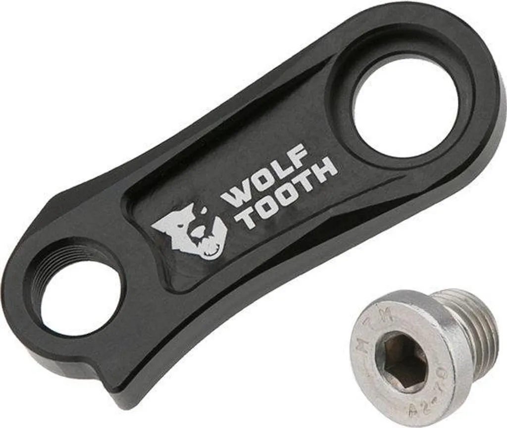 RoadLink DM Wolf Tooth noir en aluminium CNC pour dérailleur Shimano DM
