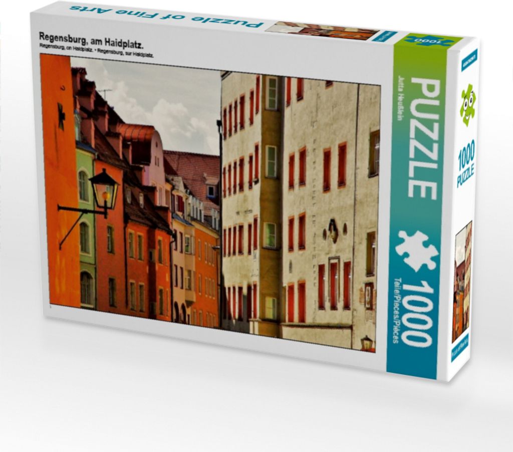 Calvendo Regensburg, am Haidplatz. 1000 Teile Puzzle quer 640x480mm, Heußlein Jutta; 7425490