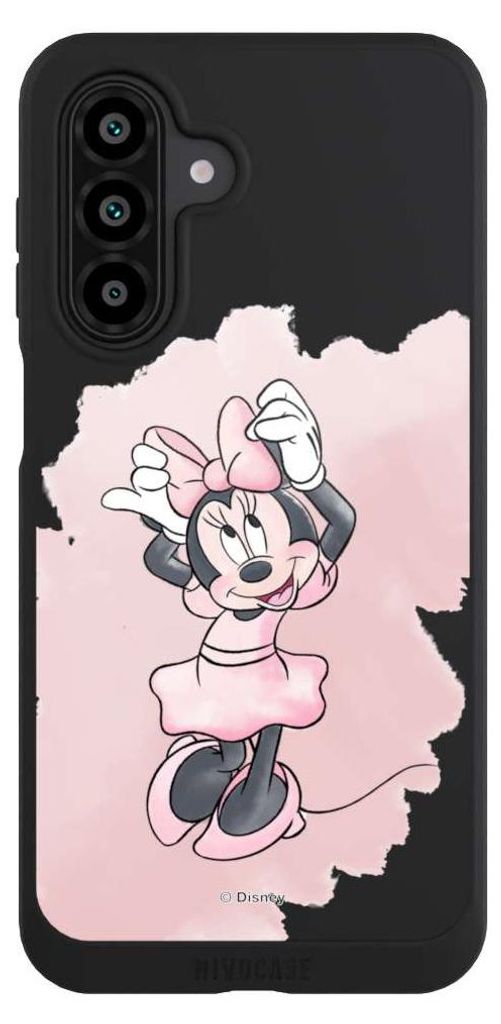 NIVOCASE Handyhülle für Samsung Galaxy A17 5G Hülle NIVOpure Case Schwarz Disney Motiv ohne Hintergrund