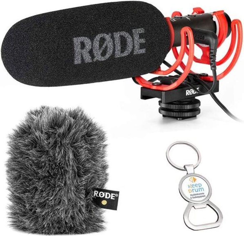 Rode Videomic NTG mit WS11 mit Flaschenöffner