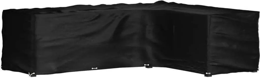 The Living Store Copri mobili da giardino a L 16 occhielli 260x210x80 cm