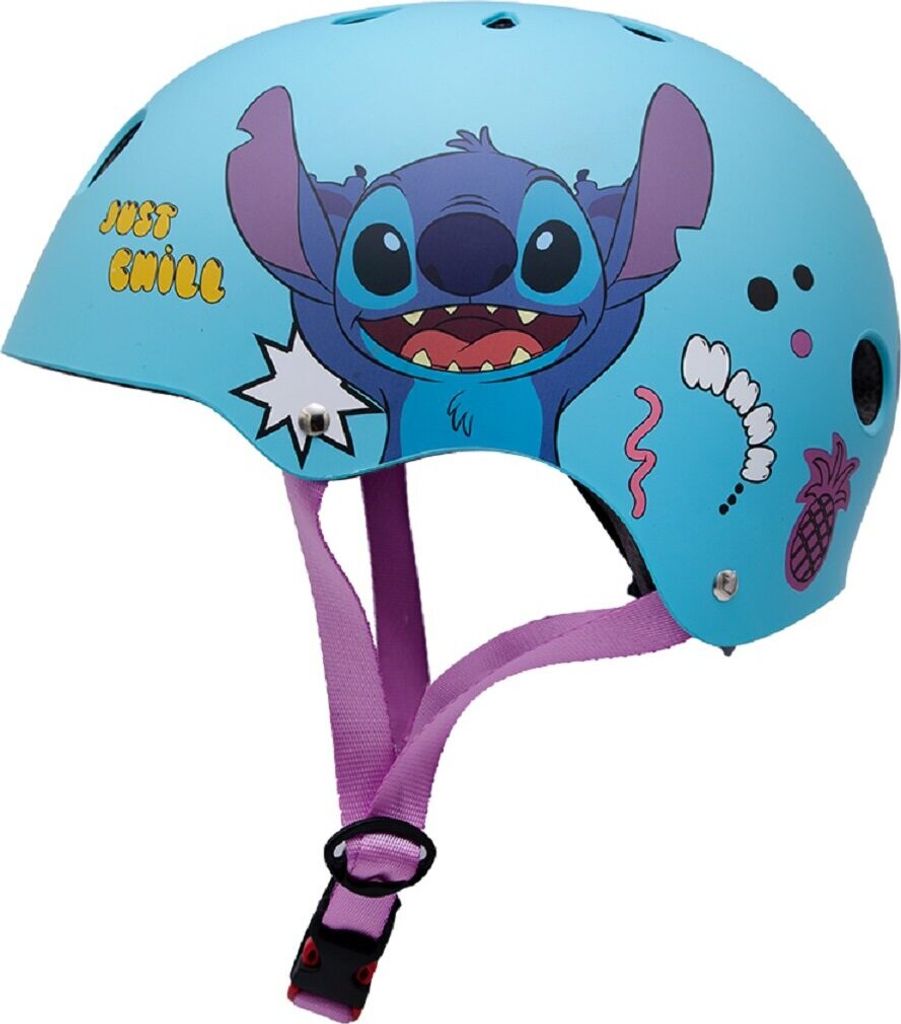 Lilo & Stitch Fahrradhelm Stitch für Kinder – Sicherer Schutz beim Radfahren und Skaten (Größe M)