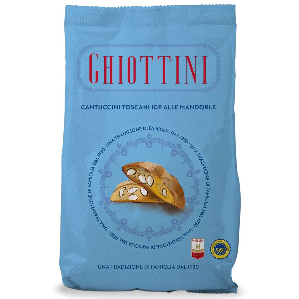 Ghiottini Cantuccini Toscani IGP Mandel Gebäck 1 KG Produktbild 