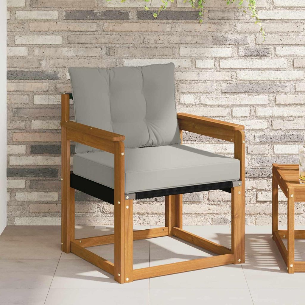 "Seasonal Sale"Outdoor-Sofagarnitur/Couchgarnitur - CLORIS - Outdoor-Möbel - für Garten/Terrasse - Massives Akazienholz und Textilene - Gartensof...