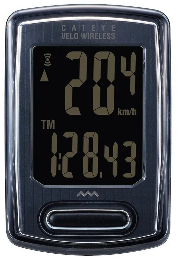 Compteur CatEye Velo Wireless Noir CC-VT230W avec écran large LCD