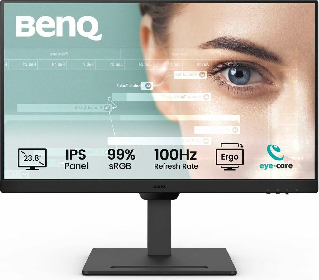 BenQ GW2490T, 60,5 cm (23.8"), 1920 x 1080 Pixel, Full HD, Produktbild 