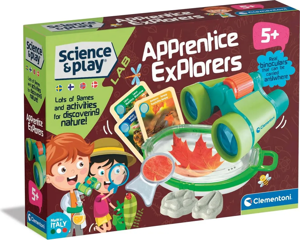 Clementoni Lab Junior Découvrez la nature - Coffret éducatif complet 19254
