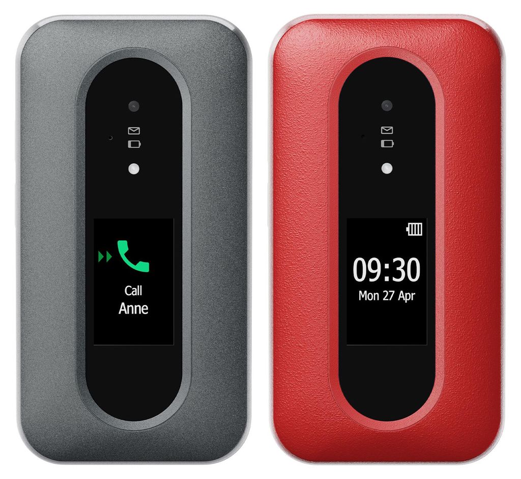 Doro Leva L30 Handy (Seniorenhandy, Klapp), Farbe:Grau