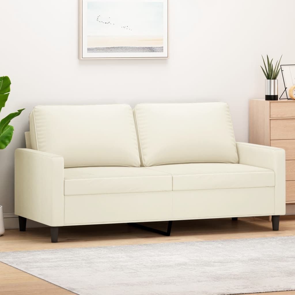 "2026 Promotion" 2-Sitzer-Sofa - Polstersofa - Creme 140 cm Samt - Klassische Sofas CC21800