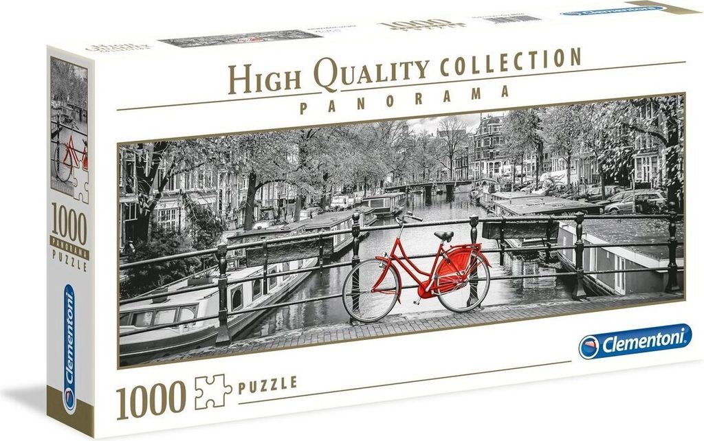 Clementoni Puzzle Panorama - Amstrdam kolo 1000 dílků Obrázek produktu 