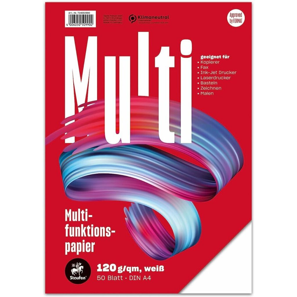 Staufen® 734050990 Carta multifunzione 7X PLUS - A4, 120 Immagine del prodotto 
