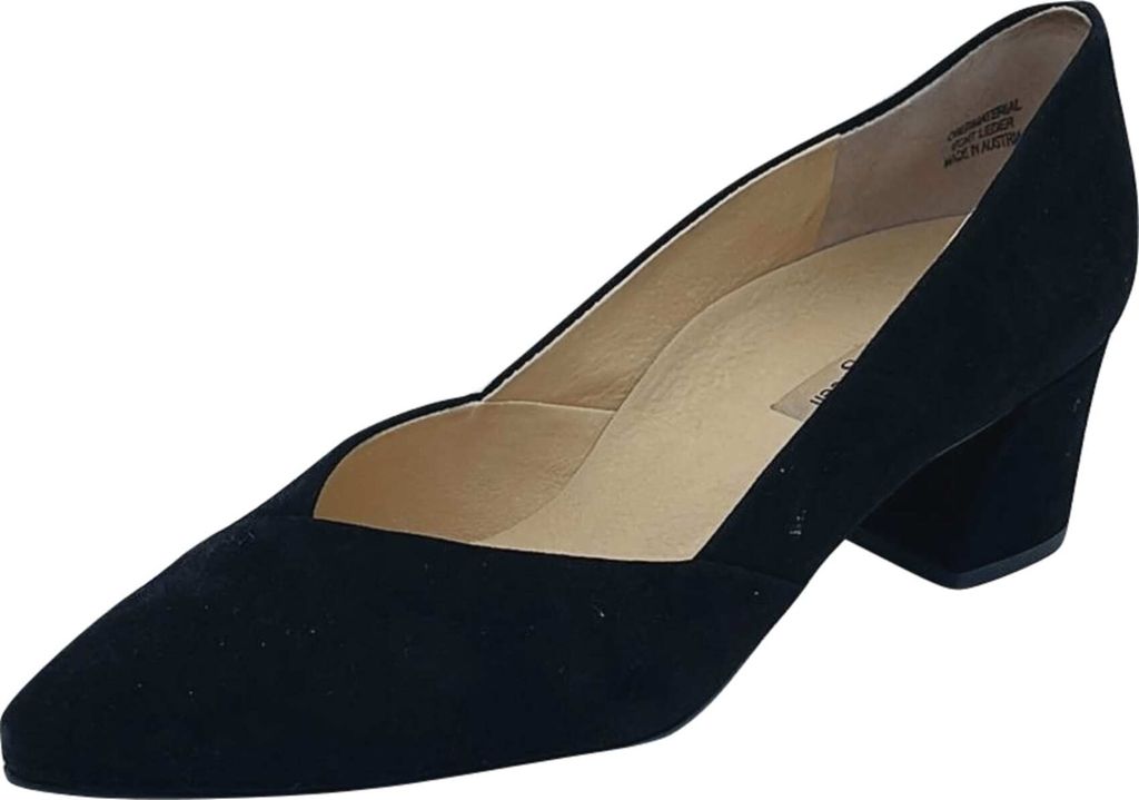 Paul Green Pumps - Schwarz Veloursleder Größe: 37 Normal