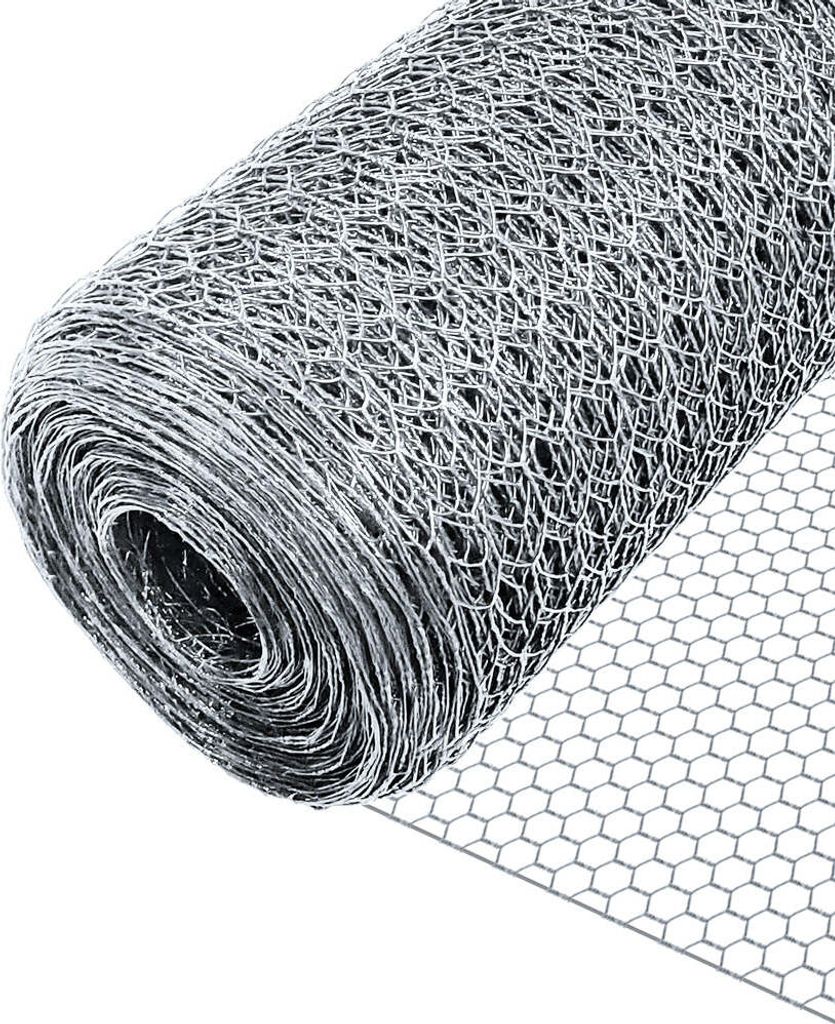 VOUNOT® Drahtzaun Sechskantgeflecht, Maschendrahtzaun, Produktbild 