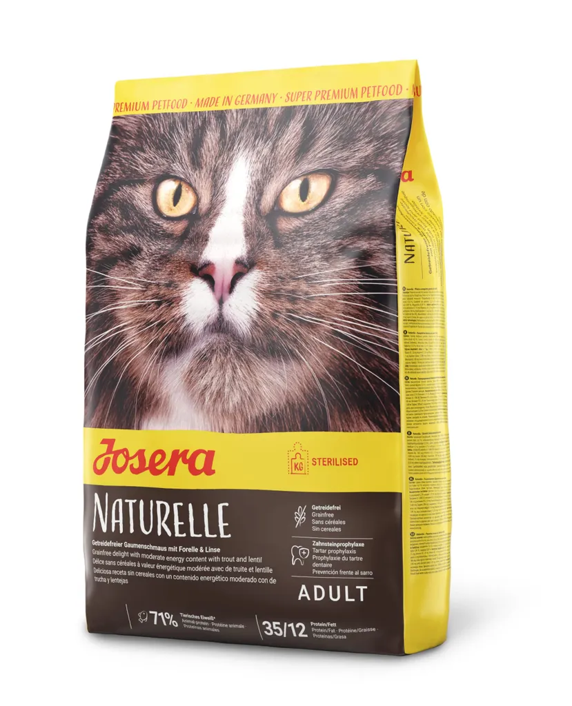 Josera Cat Naturelle 10kg - Croquettes sans céréales pour chats adultes