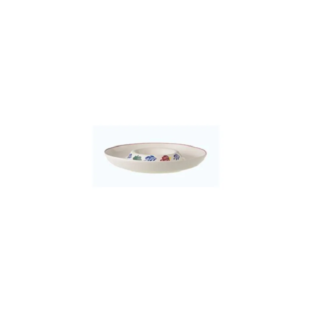 Balance à goûter Boerenbont 33cm - Plateau de service traditionnel décoré