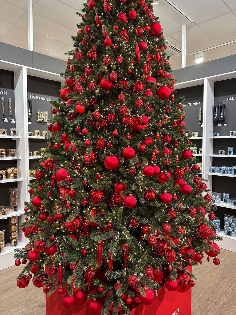 16-teilige Glas-Weihnachtskugel-Set Rot, Glänzend & Matt, 8 Produktbild 