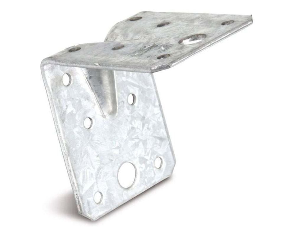 MASTERPROOF PROFESSIONAL Lochplattenwinkel Winkelverbinder 70 mm x 70 mm x 55 mm x 2,5 mm, feuerverzinkt