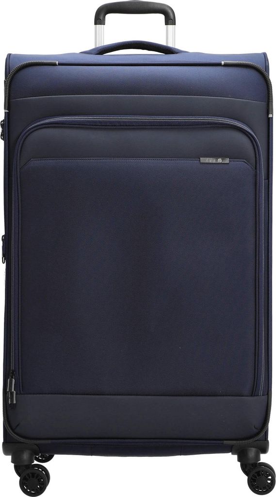 d&n Travel Line 9504 4 Rollen Trolley L 76 cm mit Dehnfalte