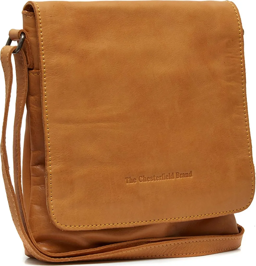 The Chesterfield Brand Duncan Sac à Épaule en Cuir Ocre Jaune Chic
