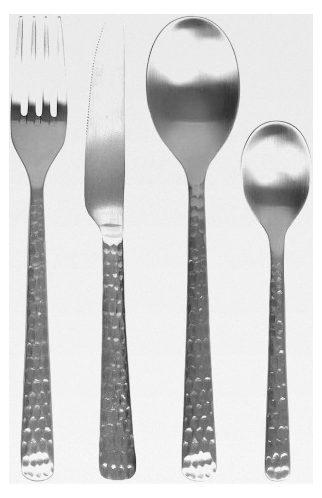 Hune Besteckset, Edelstahl, 24 cm