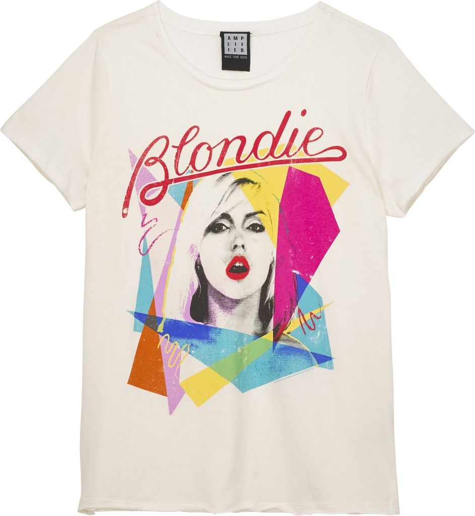 Amplified - "Blondie Ahoy 80s" T-Shirt für Damen GD142 (M) (Altweiß)