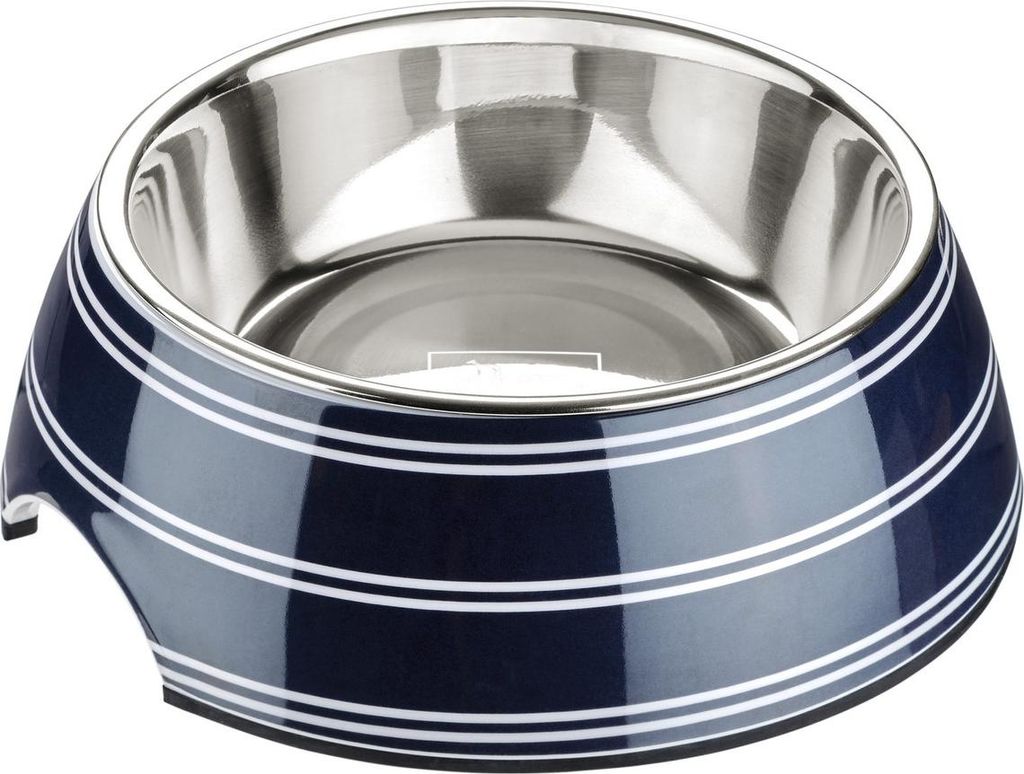 Hunter Melamin-Napf Silda blau/weiß, Fassungsvermögen: 700 ml