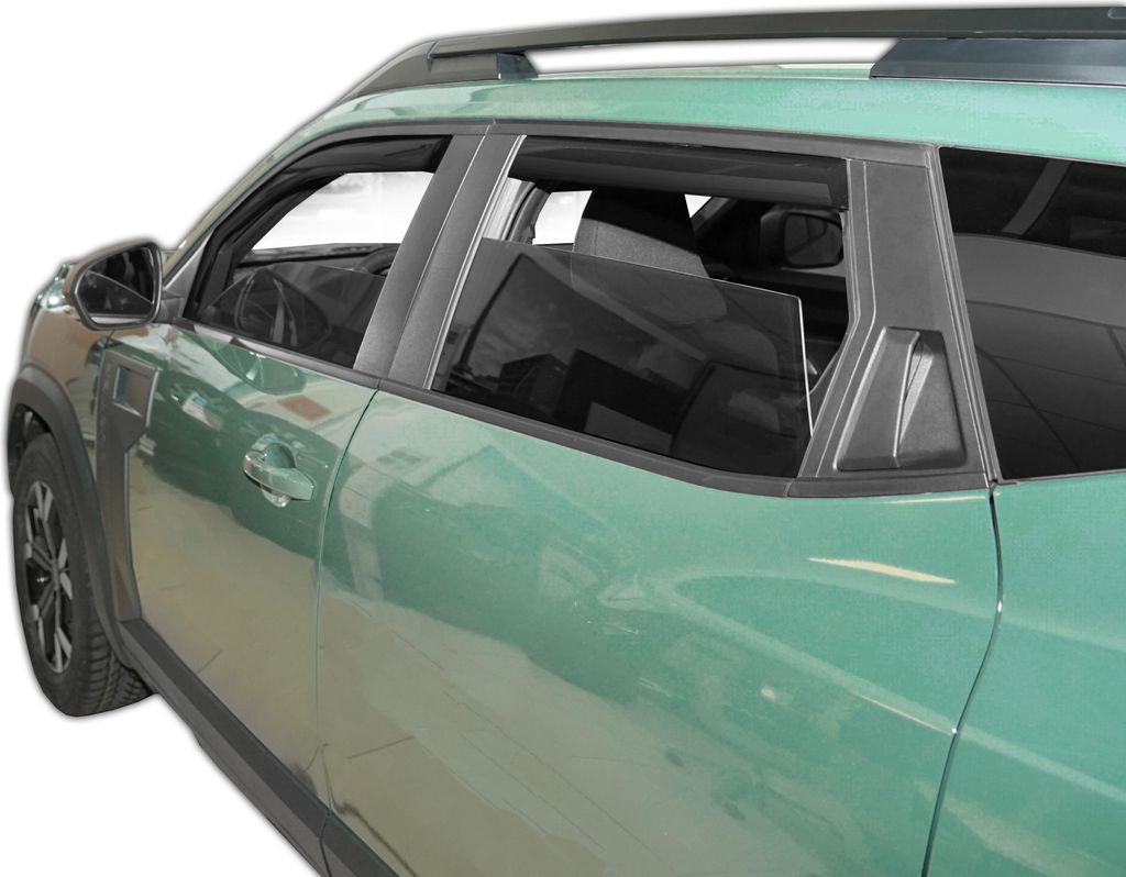 Lot De 4 Déflecteurs D'air Pour Dacia Duster MK3 (2024-2026) | Réduction Du Bruit & Protection Pluie