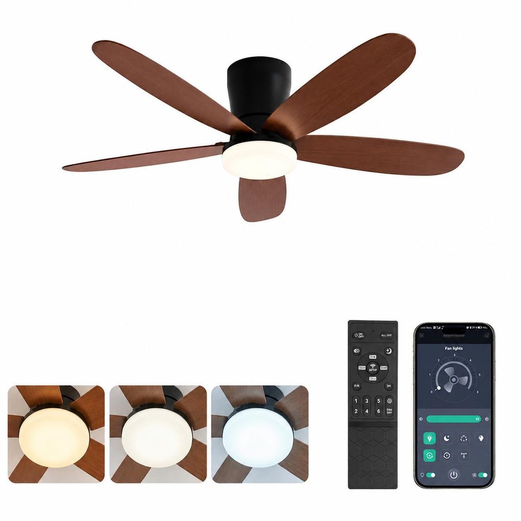 Deckenventilator mit Beleuchtung, Φ106cm, DC Motor 6 Produktbild 